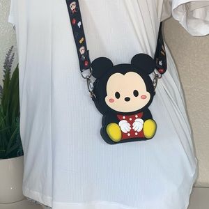 MICKEY MOUSE SILICONE COIN SLING PURSE for Girls and Women.
